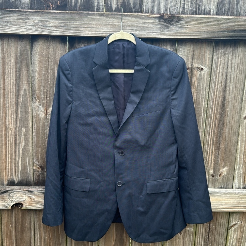 Theory navy blue blazer, size 42R